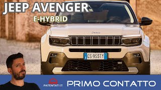 Jeep Avenger eHYBRID  Ora è anche Ibrida e Automatica  Test drive [upl. by Sergo]