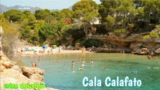 Beach  Tarragona  Cala Calafató   Relax  Costa Daurada  Zen  Spain  Catalogne  Espagne [upl. by Farlee]