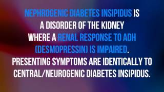 Nephrogenic Diabetes Insipidus Treatment [upl. by Ahsekan187]