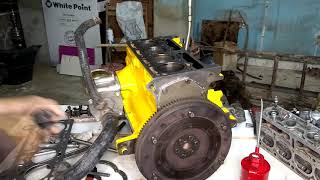 rebuild engine fiat chinquecento fiat 127 part 5 [upl. by Aissyla84]