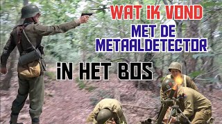 ww2 vondsten zoeken in een bos met de metaaldetector [upl. by Alemac]