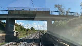 Führerstandsmitfahrt Gießen  Frankfurt MainWeserBahn [upl. by Deedee]