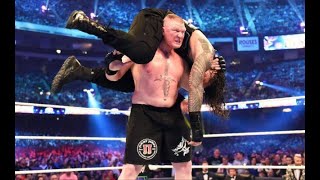 Roman Reigns vs Brock Lesnar  Universal Title Showdown  WWE Championship Battle [upl. by Llewoh884]