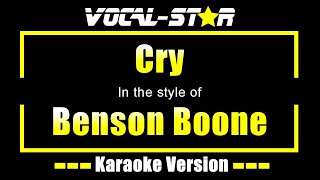 Cry Karaoke  Benson Boone Karaoke Version [upl. by Landmeier119]