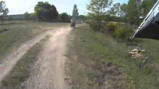 Illegal Pitbike Session Yamaha DT 125 R  MCM Pitbike  PART 2 [upl. by Hilar]