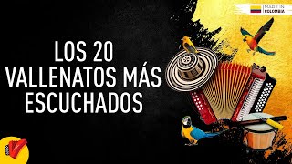 Los 20 Vallenatos Más Escuchados Video Letras  Sentir Vallenato [upl. by Oiramat]