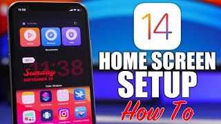 iOS 14  Home Screen Setup How To [upl. by Ehcnalb]