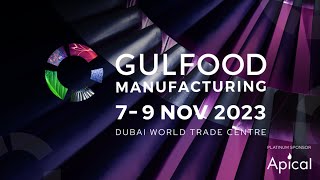 Join us and be part of THE SMARTER FUTURE at GulfoodManufacturing from 79 November 2023 [upl. by Terrilyn]