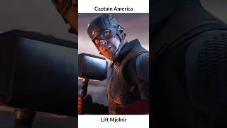 Why does Captain America move his hand behind his back when he lifts Mjolnir [upl. by Sorac421]