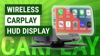 Unichip Universal Wireless Apple CarPlay Heads Up Display HUD Review  CarPlay Life [upl. by Birchard500]