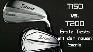 Titleist T150 vs T200 Erste Tests mit der neuen Titleist Serie [upl. by Leuneb]