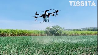 FUMIGACIÓN DE CEBOLLA CON DRON AGRÍCOLA [upl. by Vil499]