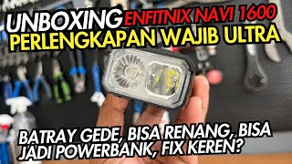 PERLENGKAPAN WAJIB GOWES ULTRA  UNBOXING ENFITNIX NAVI 1600 [upl. by Esadnac]