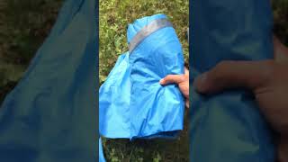 Setting up New backpacking tent travel motorcycle motovlog bike camping shorts short explore [upl. by Analim]