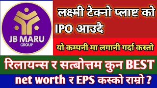 Laxmi Techno Plast IPO  J B Maru Group IPO  Reliance Mills IPO  Sarbottam Cement IPO  IPO update [upl. by Lainahtan]