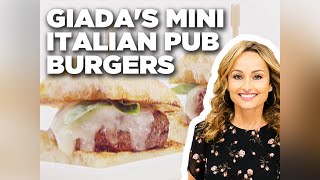 Giada De Laurentiis Mini Italian Pub Burgers  Giada At Home  Food Network [upl. by Kirimia908]