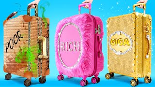 Rich vs Poor Parents On Vacation Revealing the Best Travel Hacks by 123 GO [upl. by Ecnarrat307]