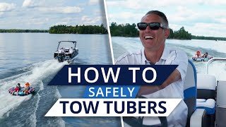 How to Safely Pull a Tube Behind a Boat [upl. by Morven]