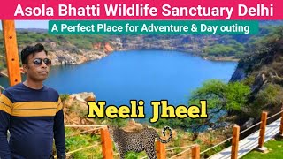 Asola Bhatti Wildlife Santuary 2024  Neeli Jheel Faridabad  Wildlife Sanctuary in Delhi [upl. by Hillinck513]