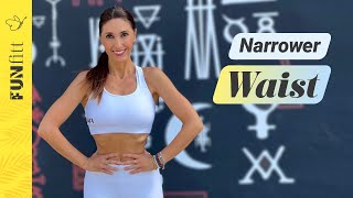 Quick WaistTrimming Bodyweight Exercises for Busy Women  FUNfitt with Susanayabar [upl. by Latreshia559]