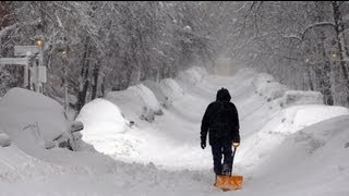 Blizzard USOstküste versinkt im Schnee [upl. by Fuchs]