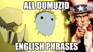 ALL DUMUZID ENGLISH PHRASES 🐑 [upl. by Anirtep]