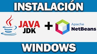 Cómo Instalar JDK y NetBeans Para iniciar En JAVA 2024 Última Versión [upl. by Ecirpac]