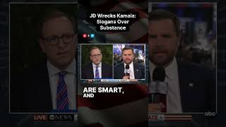 JD Vance Takes Down John Karl with Cutting Insights donaldtrump kamalaharris joebiden [upl. by Salta]