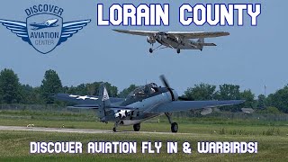 Lorain County Airport Discover Aviation Fly In Air Show Warbirds amp General Aviation Up Close in 4K [upl. by Mic]