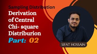 Sampling Distribution  Central ChiSquare Distribution  Part02  Stat H202 statistics honours [upl. by Sherard]