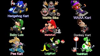 Hamburger Meme but its a Mario Kart MEGA Compilation [upl. by Amarette143]