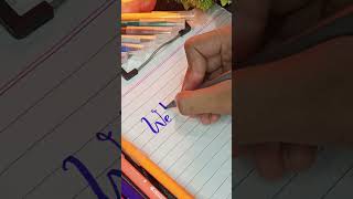 Welcome Calligraphy  How to write Welcome in Calligraphy  Write Welcome In Cursive [upl. by Nasaj]