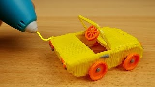 3D РУЧКА  РИСУЮ АВТОМОБИЛЬ  Alex Boyko  3d pen [upl. by Akanke]