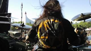 Jason Bittner wANTHRAX quotAntiSocialquot 7112 Mayhem Fest San Fran [upl. by Yelena148]