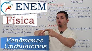 REVISÃO ENEM FÍSICA  Tópico 04 Fenômenos Ondulatórios [upl. by Josey908]