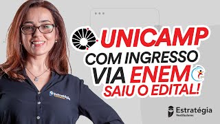 UNICAMP 2023 via ENEM  Saiu o Edital [upl. by Saylor]