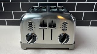 My Review of the Cuisinart Stainless Steel 4 Slice Toaster [upl. by Novehs407]