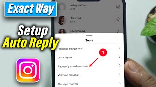 How to set up automated messages on instagram  How To Create An Auto Reply On Instagram [upl. by Narut425]