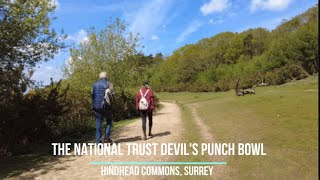 National Trust Devils Punch Bowl Hindhead Commons Surrey [upl. by Iridis]