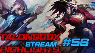 TALON VS AKALI  EUW GRANDMASTER ELO FULL GAMEPLAY  TALONGODX STREAM HIGHLIGHTS 56 [upl. by Bhatt]