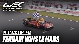 Ferrari Wins Le Mans 🏁 I 2024 24 Hours of Le Mans I FIA WEC [upl. by Nahem]