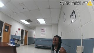 Playboi Carti getting booked into Atlanta City Jail after reckless driving arrest Bodycam footage [upl. by Adle]