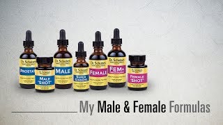 My Male amp Female Formulas by Dr Schulze  Hormonal Balancing Herbs [upl. by Khudari68]