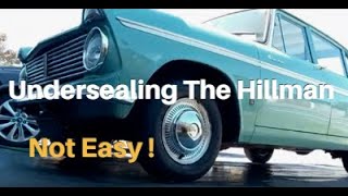 Undersealing the Hillman Superminx Not the easiest job to do [upl. by Imelda]