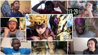 Gold Experience Requiem Giorno vs Diavolo JJBA Golden Wind Part 5 Episode 37 [upl. by Shimberg436]