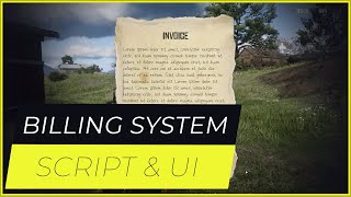 RedM  Billing System  Create Private and Job Bills VORP [upl. by Anifled]