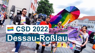 CSD 2022 DessauRoßlau  Nach 24 Jahren wieder bunt [upl. by Yelnahs45]