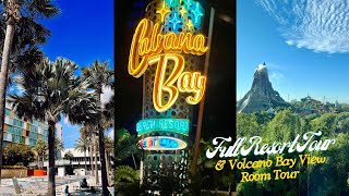 Universals Cabana Bay Beach Resort  Full Detailed Tour amp Volcano Bay View Room Tour [upl. by Avle]