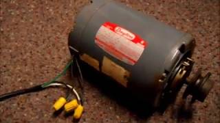 How to wire a dayton 115v 2 speed motor from high to low [upl. by Ivah544]