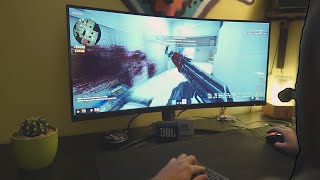 REVIEW AOC CU34G2X Curved Gaming Monitor [upl. by Htelimay796]